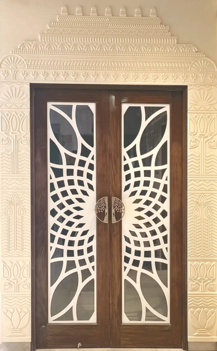 Mandir door, mandir door designs by Anurang Creation, Latur