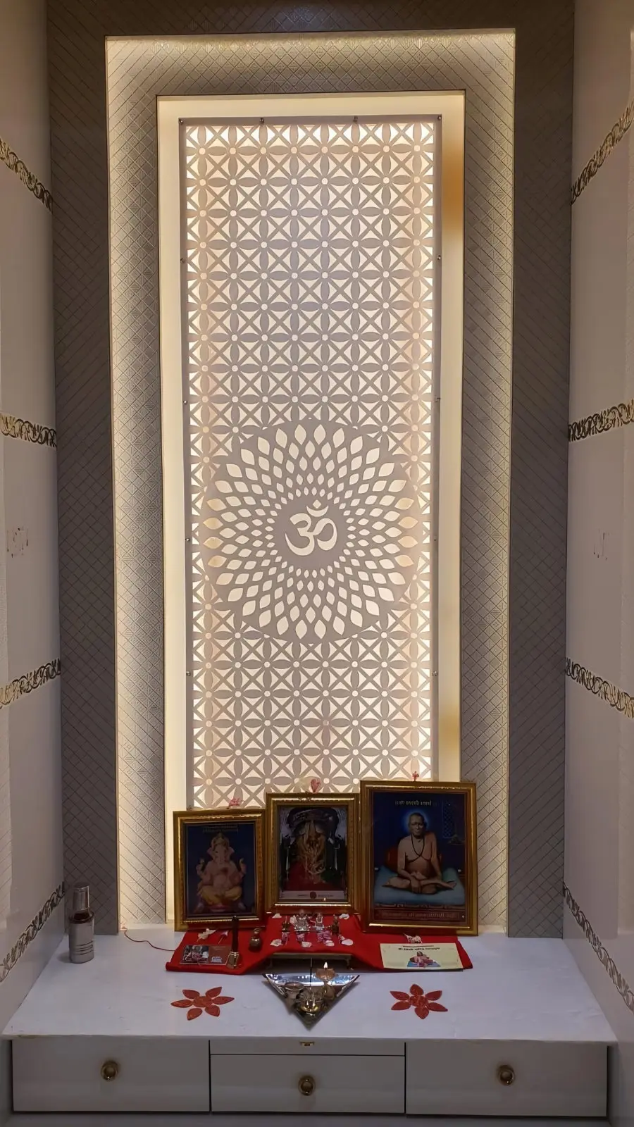 Acrylic mandir, mandir designs by Anurang Creation, Latur
