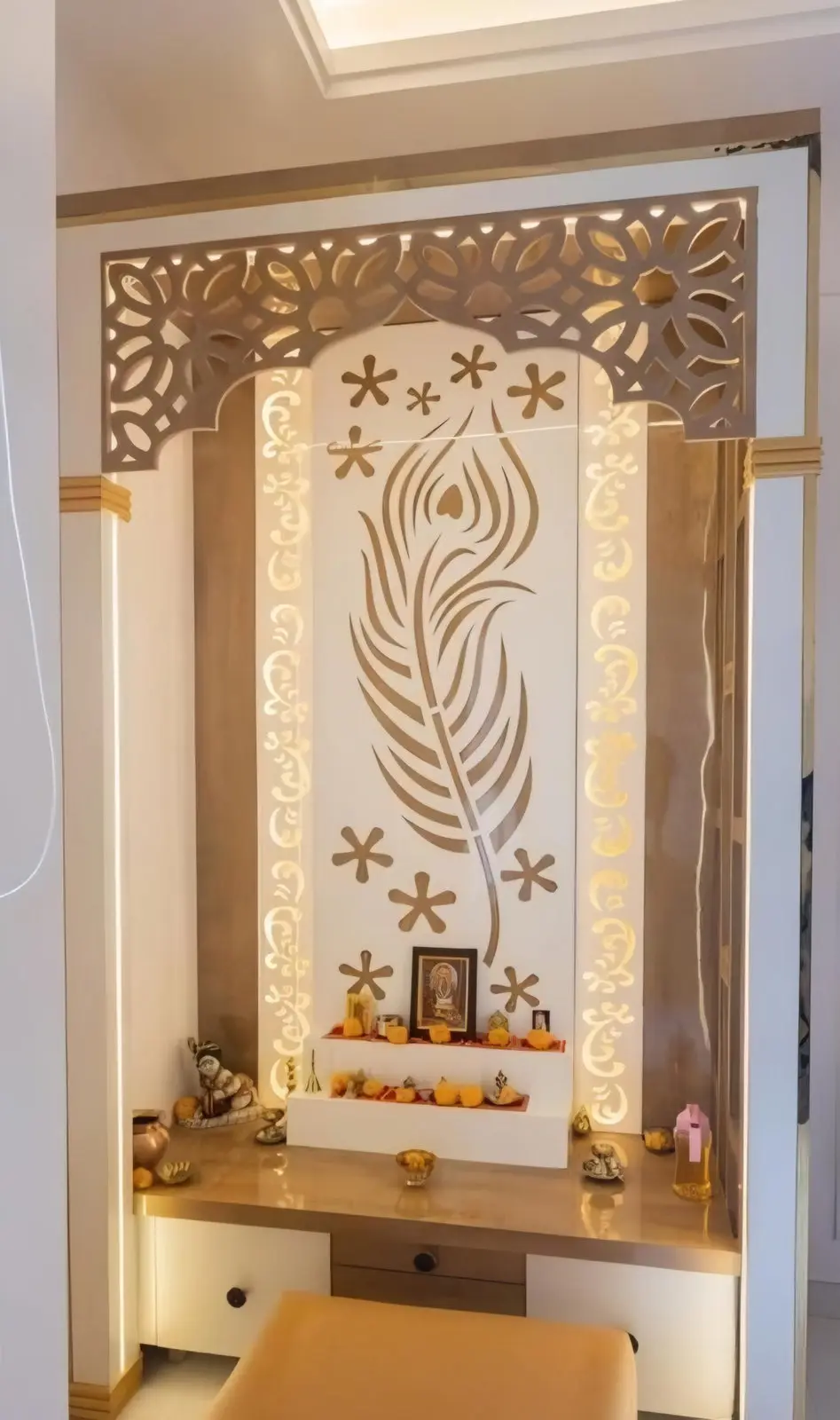 CNC design cutting, mandir designs by Anurang Creation, Latur