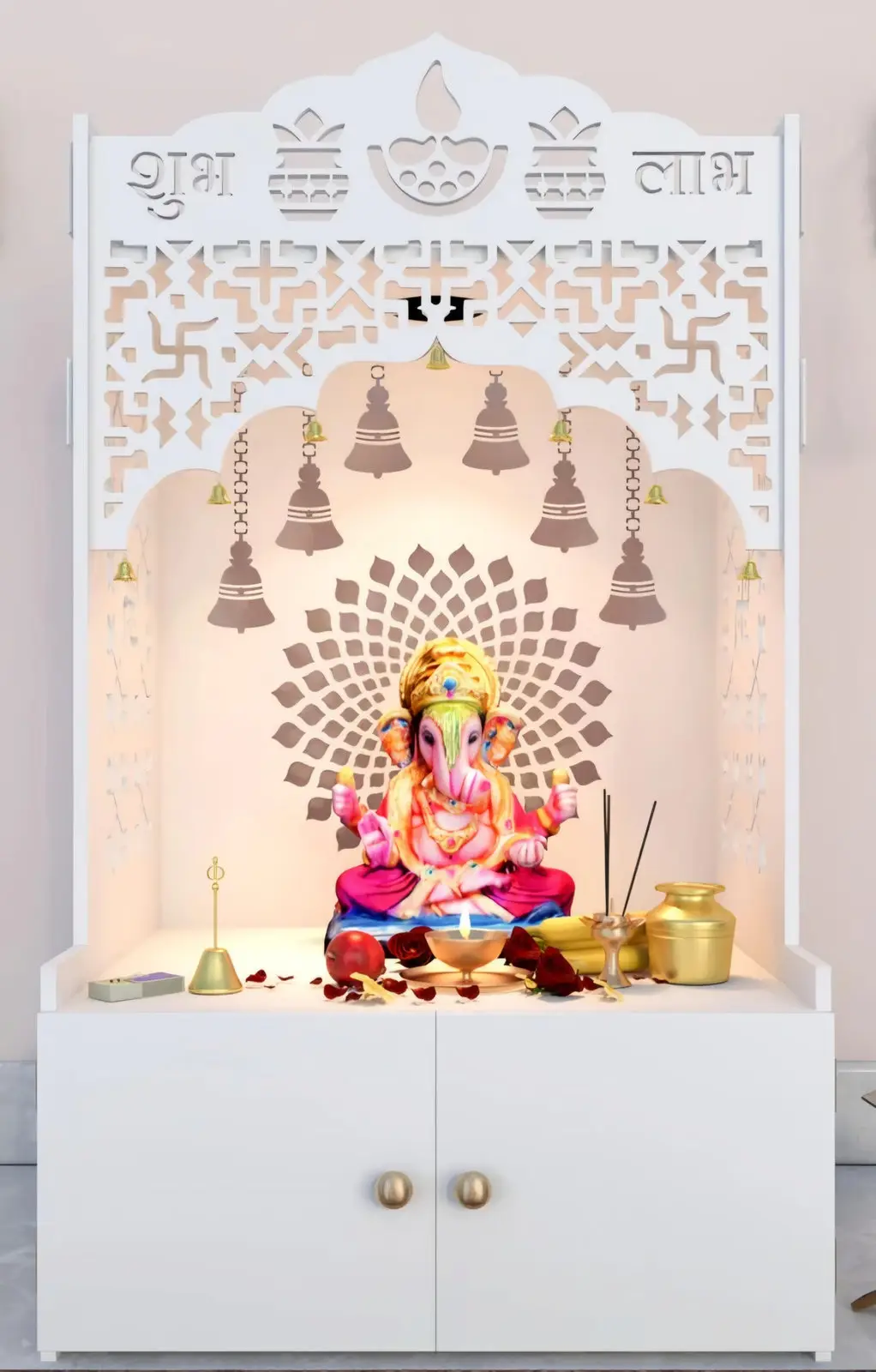 Mandir WPC, mandir designs by Anurang Creation, Latur