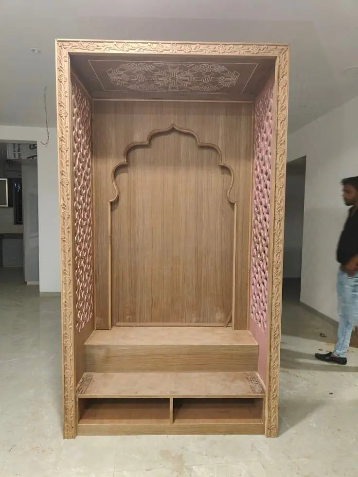 Mandir ply, mandir designs by Anurang Creation, Latur
