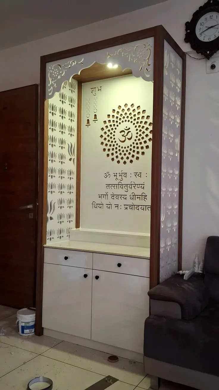 Mandir op, mandir designs by Anurang Creation, Latur